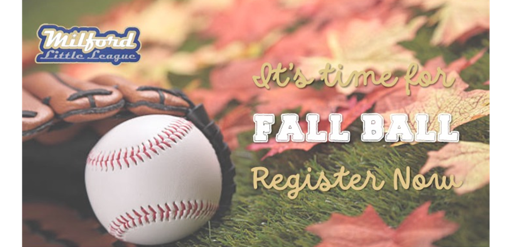 Fall Ball Registration OPEN NOW
